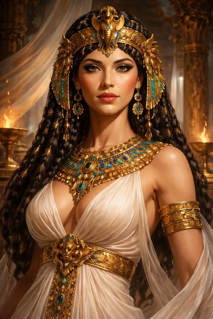 Depiction of Cleopatra, Queen of Egypt