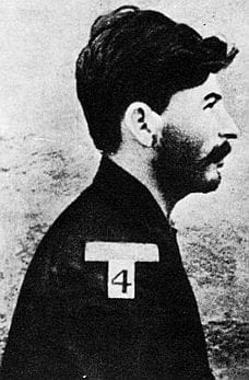 Profile photo of Joseph Stalin taken during his arrest