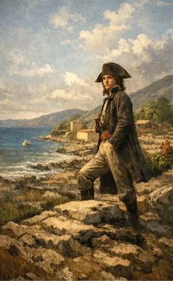 Napoleon Bonaparte on Saint Helena Island