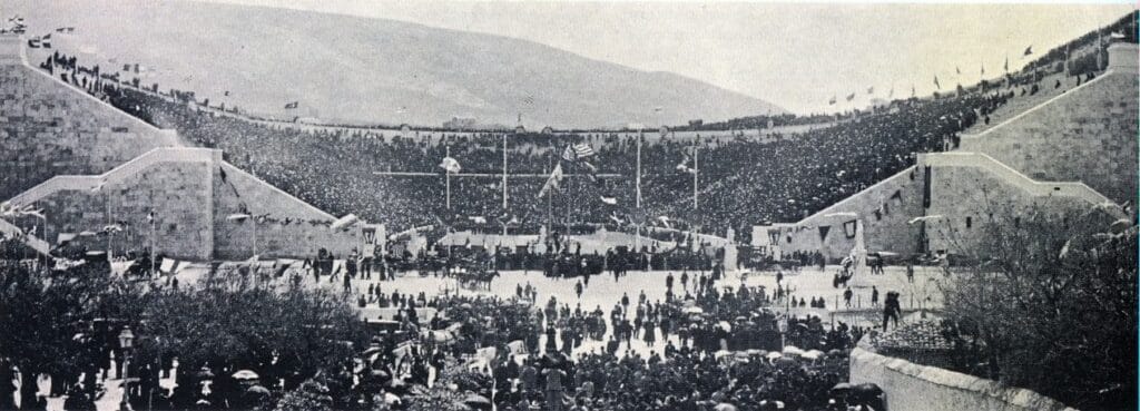 Стадион Панатинаикос. Церемония открытия Олимпийских игр 1896 года
