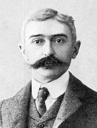 Пьер де Кубертен, инициатор проведения современных Олимпийских игр, 1912 год