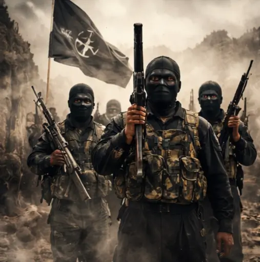 Religious fanatics with guns in their hands