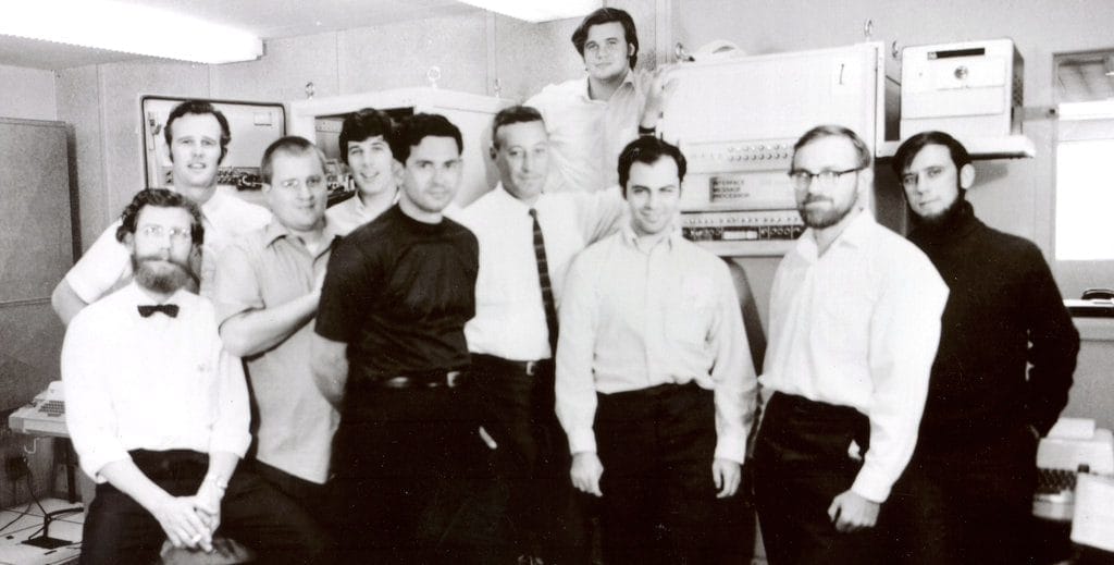 The team of creators of ARPANET, the first internet network