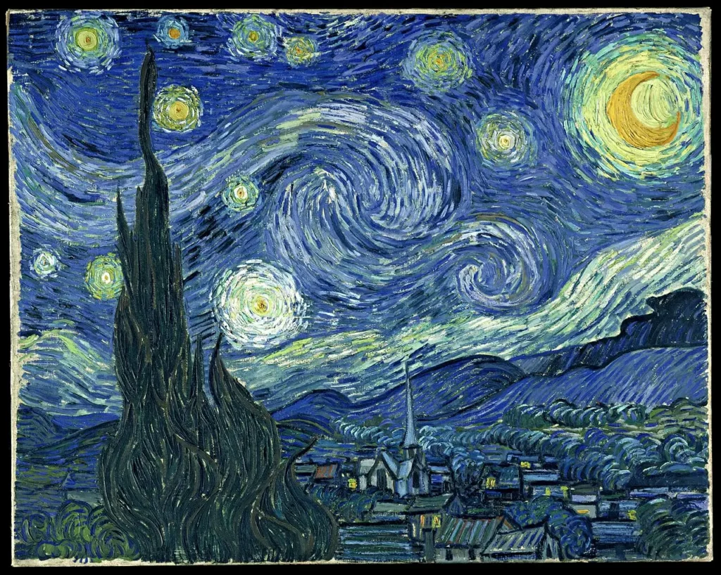 Vincent van Gogh’s painting The Starry Night.