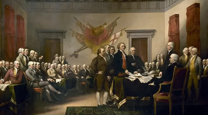 John Trumbull’s Declaration of Independence, 1819