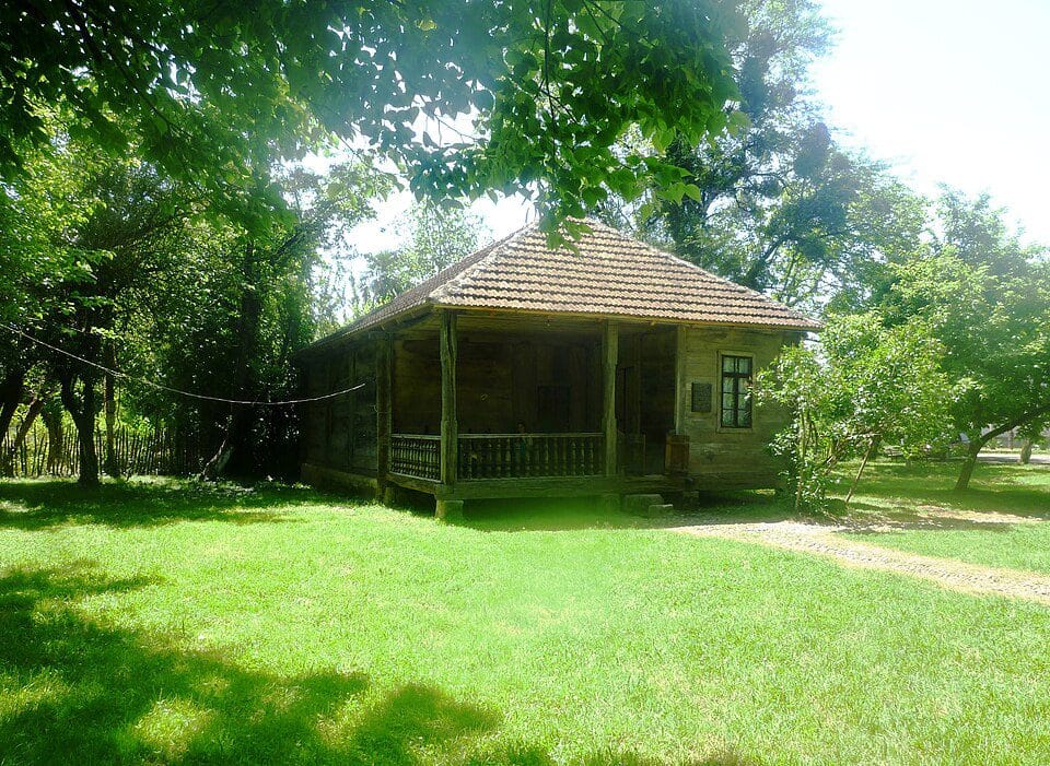 Galaktion Tabidze House Museum in Chqvishi Village, Vani Municipality, Georgia.