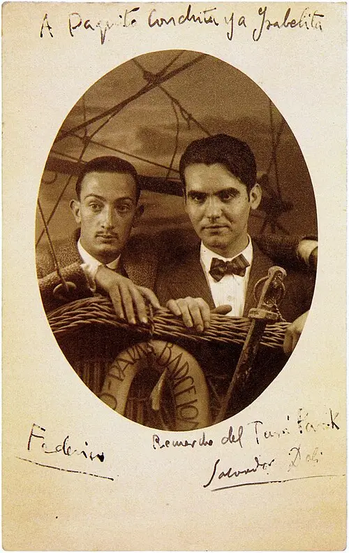 Сальвадор Дали и Федерико Гарсиа Лорка, Барселона, 1925