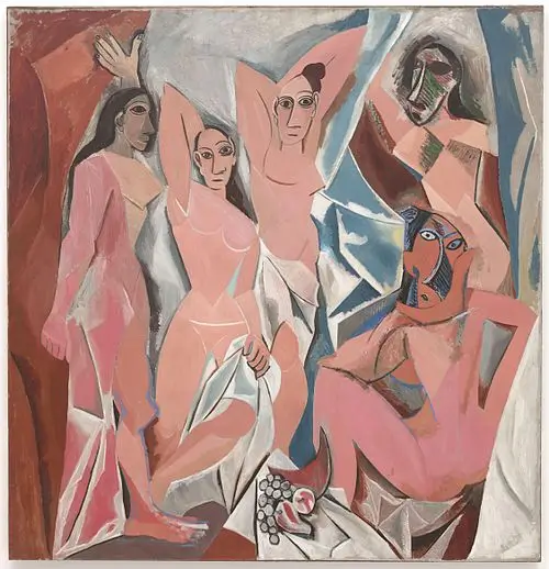 Pablo Picasso painting Les Demoiselles d’Avignon