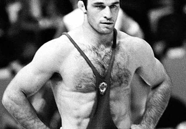 Levan Tediashvili at the freestyle wrestling competition.