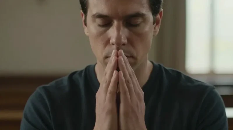 Person quietly praying