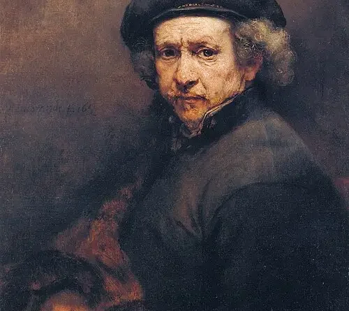 Late self-portrait of Rembrandt
