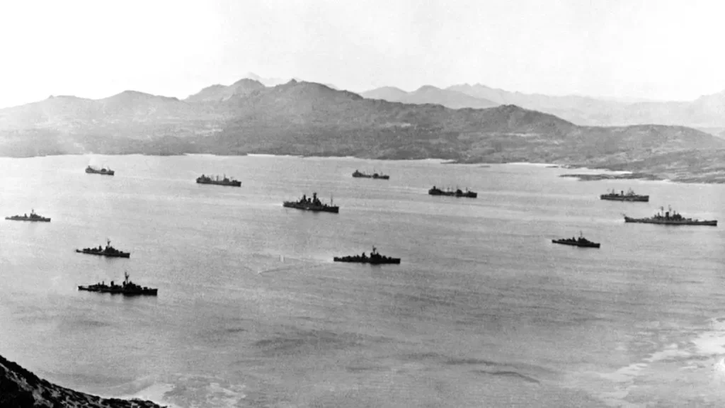 Американские военные корабли в Карибском море в 1962 году