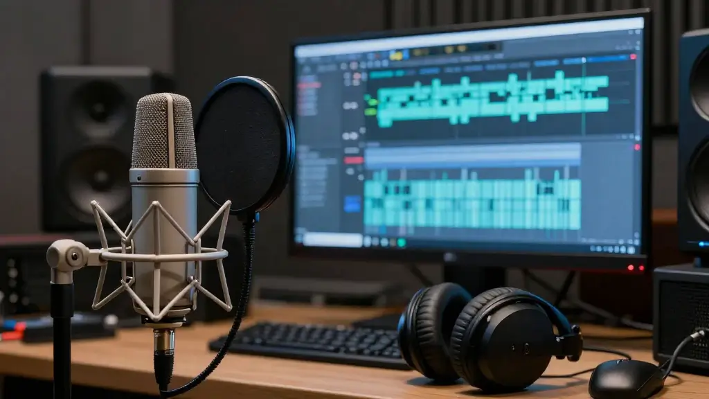 Digital voice processing and audio waveforms